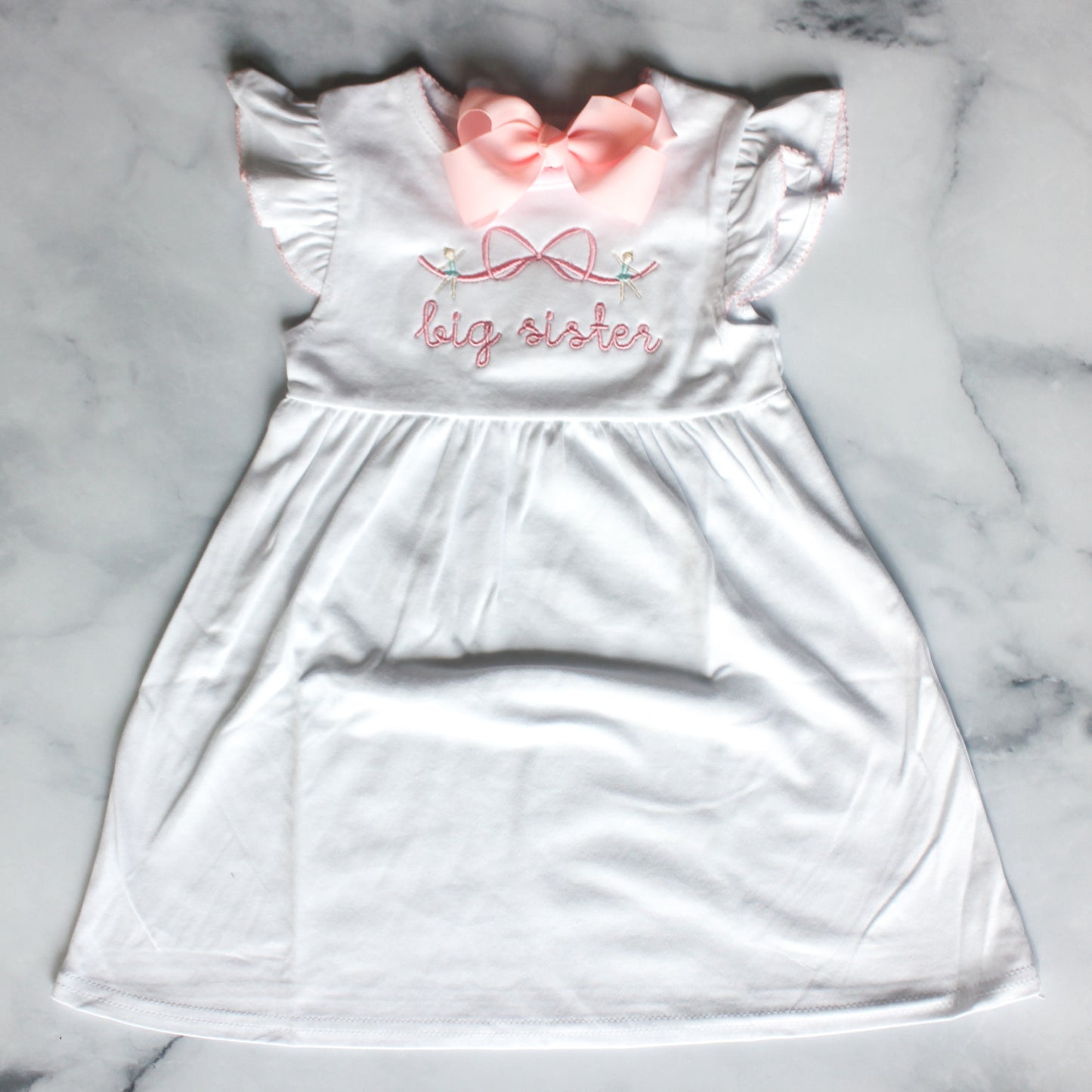 Picot Trim Dress