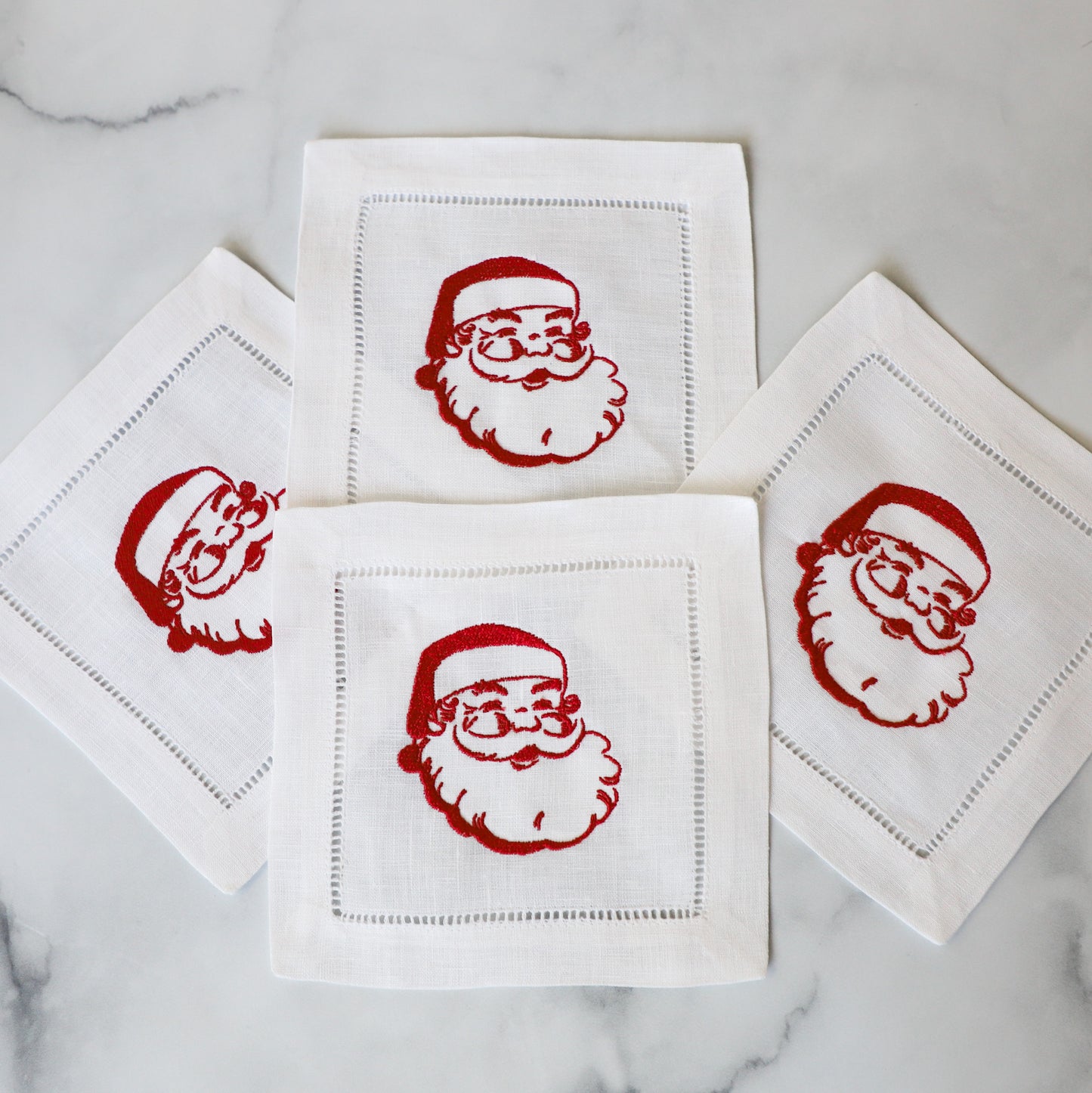 Retro Santa Cocktail Napkins