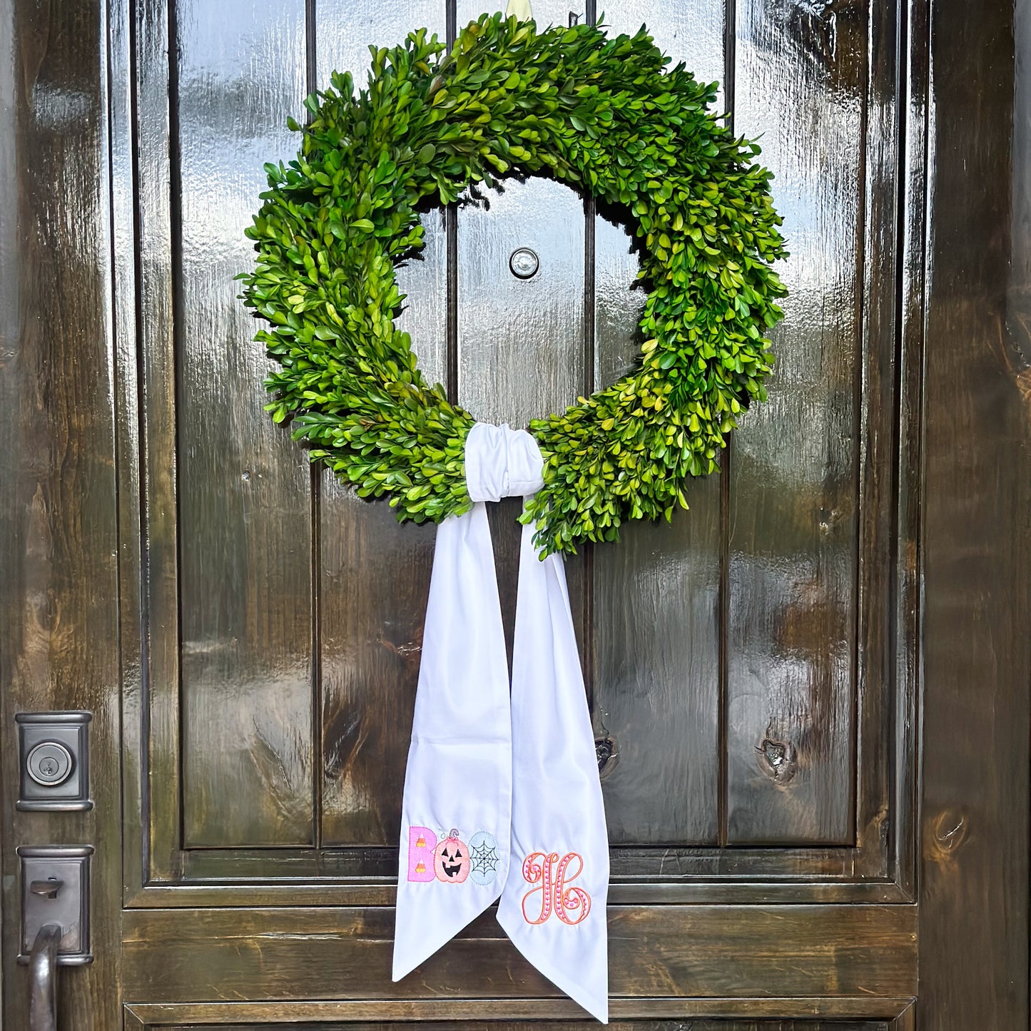 Weather-Resistant Wreath Sash