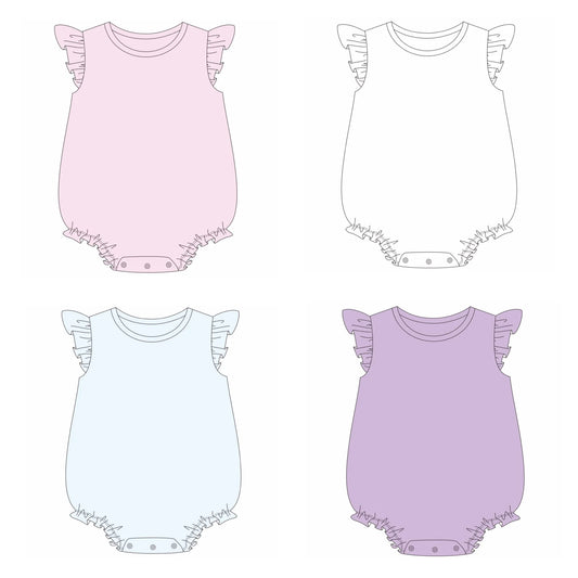 Knit Flutter Sleeve Bubble