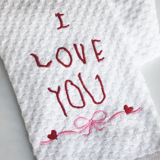 Custom Message Towel