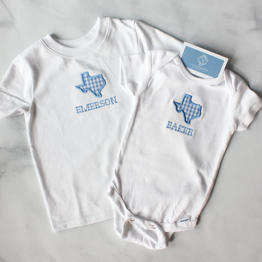 Texas Appliqué Shirt or Onesie