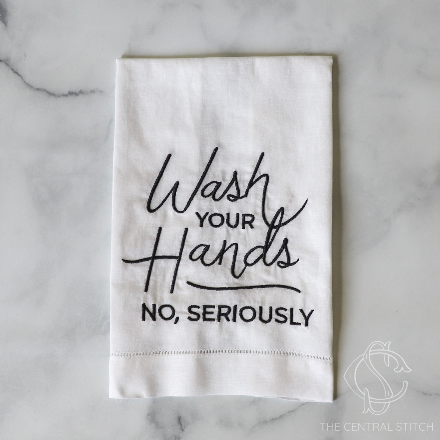 "Wash Your Hands" Guest Towel