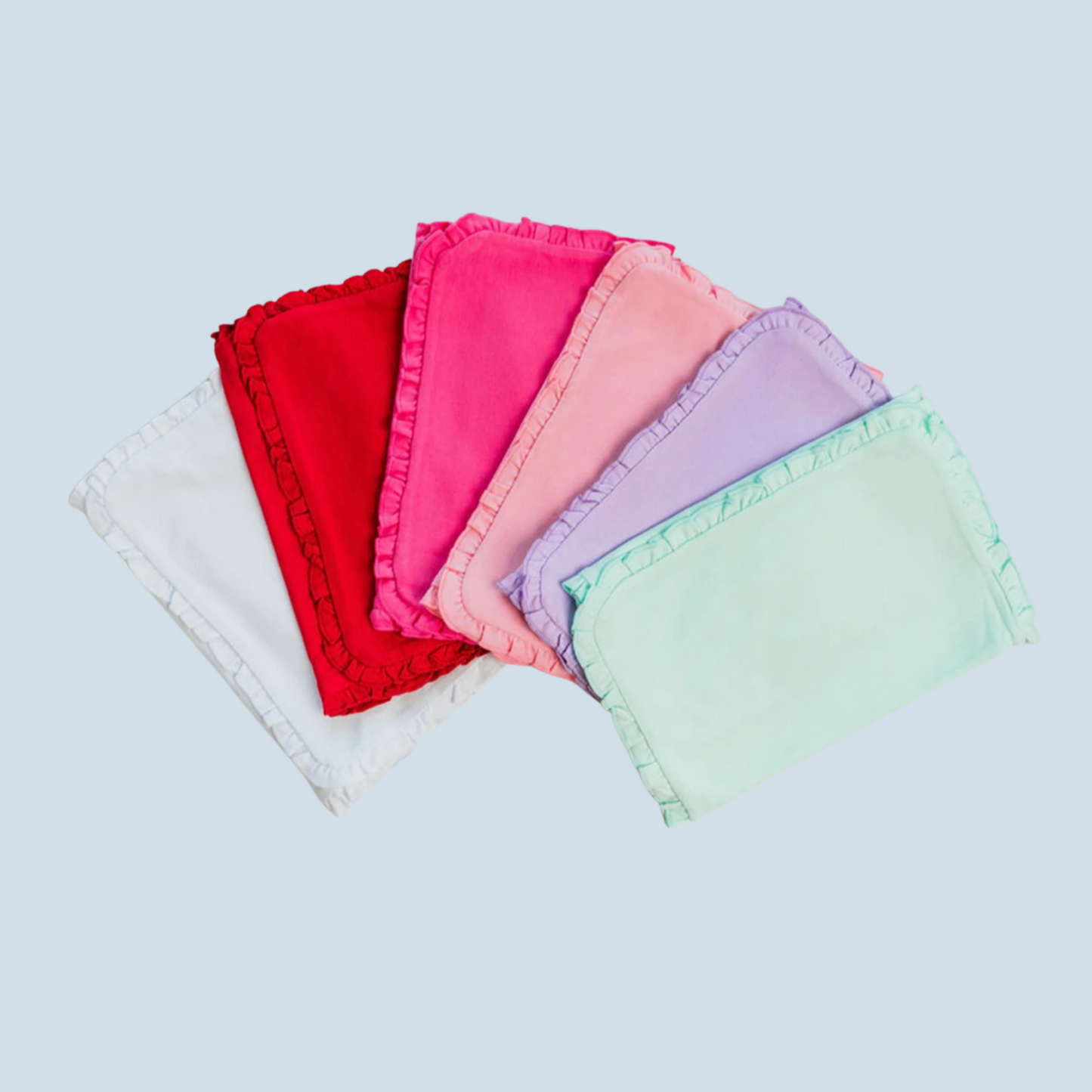 Ruffle Burp Cloth