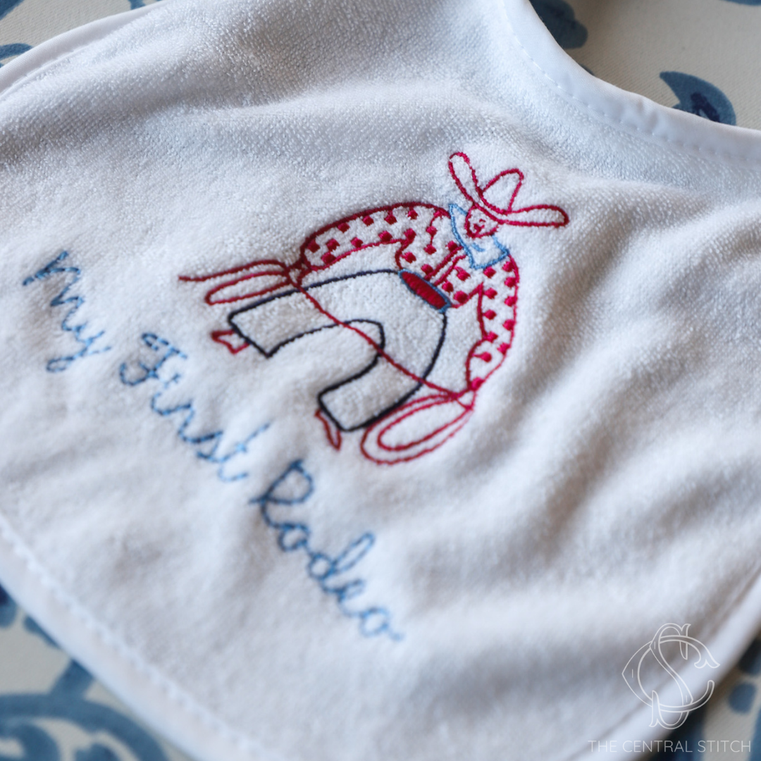 "My First Rodeo" Bib or Burp Cloth