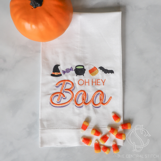 "Oh Hey Boo" Guest Towel